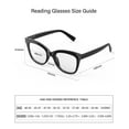 thumbnail image 2 of 3-Pack Women's Reading Glasses with Blue Light Blocking and Anti-Glare Features, 2 of 7