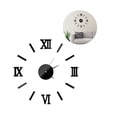 thumbnail image 5 of Reloj Sin Marco Estilo Europeo Del Norte Números Romanos Acrílico Reloj De Pared Pegatina Montado En La Pared Reloj De Moda Decoración Para El Hogar Advancent HA017085-00, 5 of 5