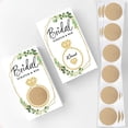 thumbnail image 2 of Printed Party Bridal Shower Games \u2013 Scratch Off Raffle Cards, Fun Wedding Shower Game, Botanical Greenery Theme, 30 Cards & Stickers, 2 of 3