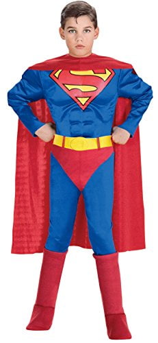 Superman Returns Movie DC Comics Superhero Fancy Dress Halloween Child Costume 