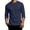 Navy-A-90611aa, variant on Men's 3/4 Length Sleeve T-Shirts Crew Neck Baseball T Shirts for Men Summer Fall Big and Tall Plain Shirts Men Green XXL