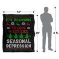 thumbnail image 5 of bCreative - LCT Creative Blanket, 50'x60' Seasonal Depression Silky Touch Super Soft Throw Blanket, 5 of 6