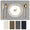 Light Gray, variant on Homieway Faux Leather Placemats Set of 6, 18 x 12 Inch Heat Resistant & Waterproof Table Placemats, Easy to Clean Rectangle Place Mats for Dining Table, Beige