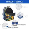 thumbnail image 4 of Country Rustic Sunflower Backpack - Breathable & Comfortable Student Bookbag for Daily Use, 4 of 6