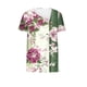 thumbnail image 2 of Camisetas de Manga Corta para Mujeres Casual, Camiseta con Botón Impreso a Damas para Diario, Espectáculo Y Fiesta, 2 of 5