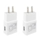 thumbnail image 1 of Cargador de teléfono 5V 2A Reemplazo del adaptador de corriente de viaje de carga rápida para N7100 Android Note Enchufe de EE. UU., 2 piezas Inevent EL001097-00, 1 of 7