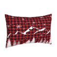 thumbnail image 2 of Balery Christmas Tree Buffalo Plaid Bedding Queen Pillow Cases - Envelope Closure - Soft Brushed Microfiber Fabric - Shrinkage and Fade Resistant Pillow Cases-, 2 of 9