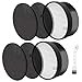 thumbnail image 3 of Yonice LV-H132 Replacement Filter Compatible for LEVOIT LV-H132 Air Filter, H13 True HEPA Filter,3-in-1 Pre, High-Efficiency Activated Carbon, Part # LV-H132-RF,2 Pack, 3 of 4