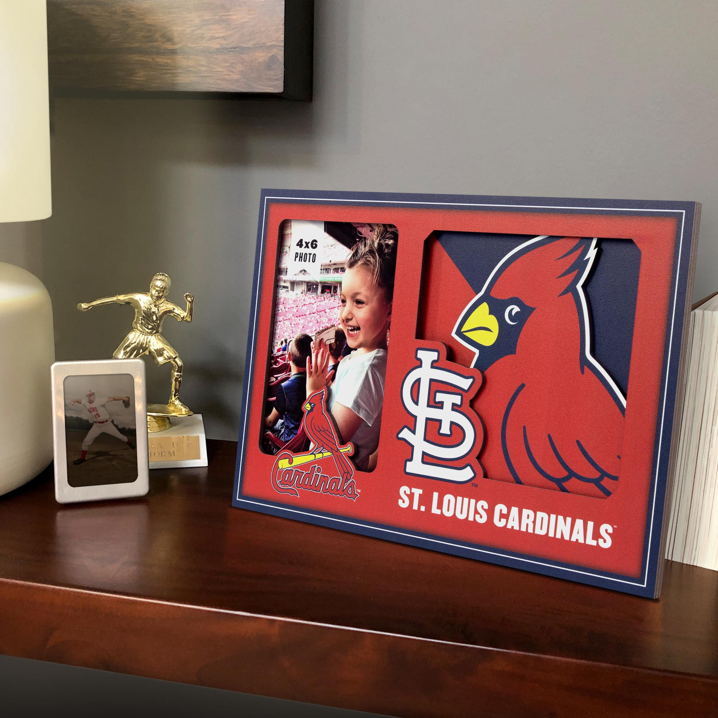 St. Louis Cardinals 3D Logo Picture Frame