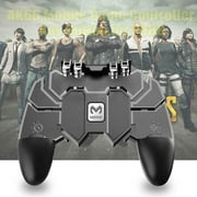New Original AK66 Six Finger All-in-One Mobile Game Controller Free Fire Key Button Joystick Gamepad L1 R1 For PUBG Trigger