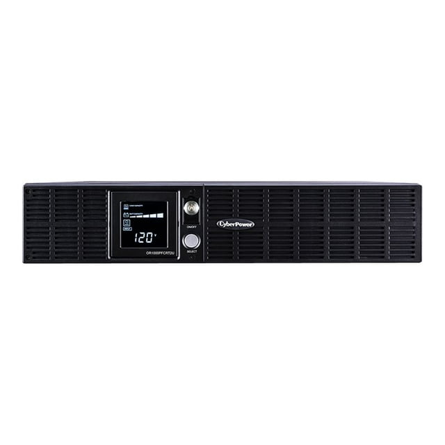 CyberPower PFC Sinewave Series OR1000PFCRT2U - Up (Montable en Rack / Externe) - AC 120 V - 700 Watts - 1000 VA - 9 Ah - USB, Série - Connecteurs de Sortie : 8 - 2U