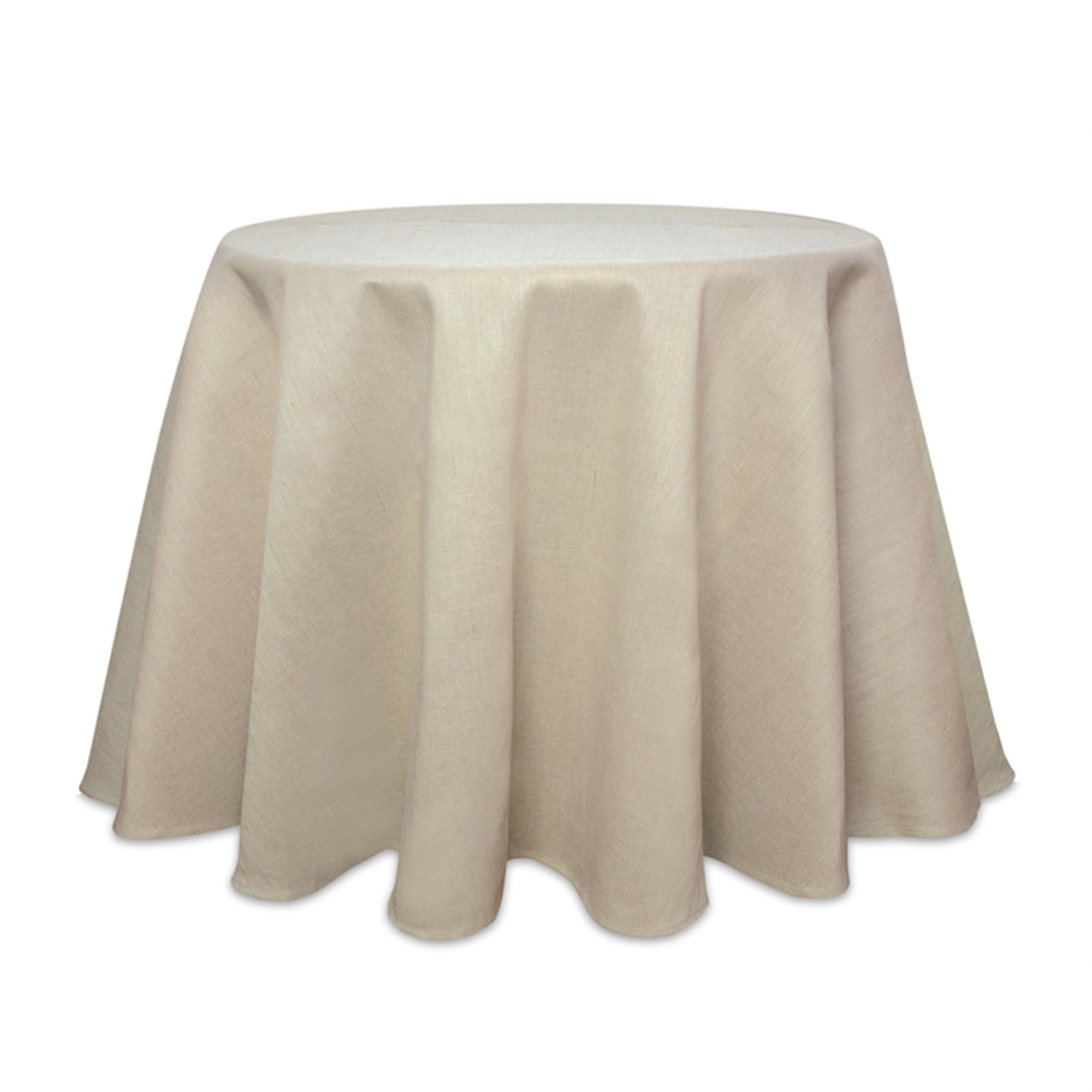 Round Table Cloth 96"D Jute