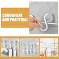 thumbnail image 5 of 12 Pcs S-hook S-shaped Towel Bathroom Hooks Plastic Hangers Ordinary Various White Pp, 5 of 6