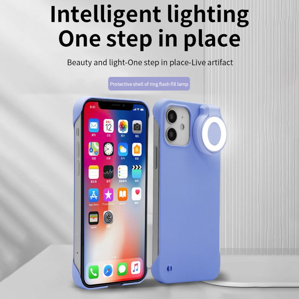 New LED Luminous Selfie Ring Light Design Phone Case for iPhone 13 Promax  12 Promax 12 Mini - China iPhone 13 Promax Phone Case and iPhone 12 Promax  Phone Case price