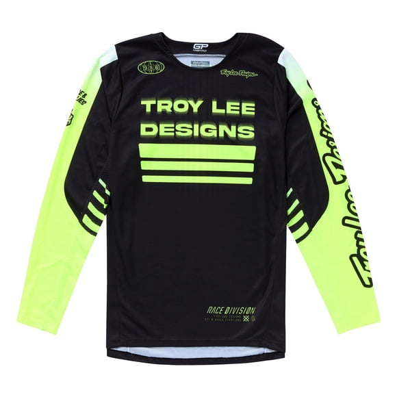Jersey Troy Lee Designs GP PRO Segment negro/amarillo FLO LG