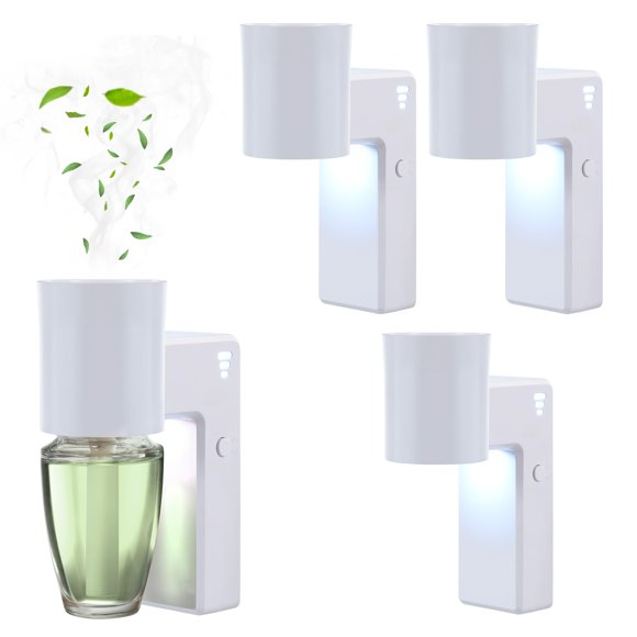 Tapón de pared para fragancia con luz nocturna y difusor de aceite ROSSEX
