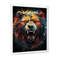thumbnail image 3 of Designart "Expressionist Grizzly Bear Representation II" Animals Bear Picture Framed Wall Decor, 3 of 5