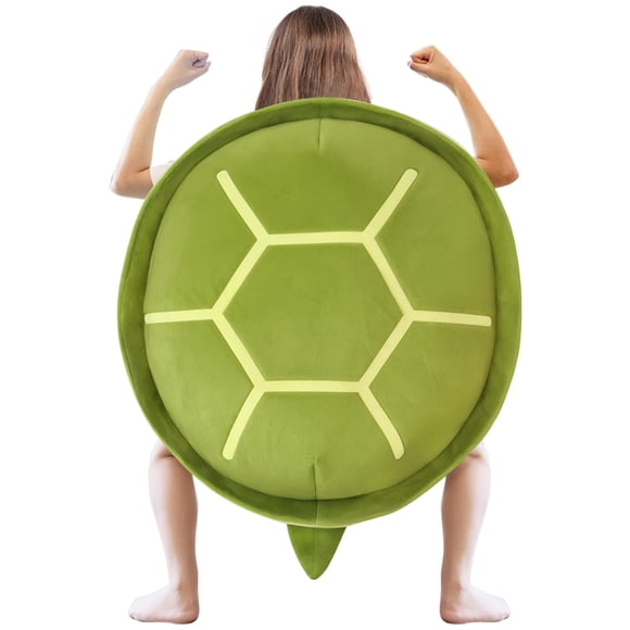 Almohada Peluche Caparazón de Tortuga Ponible 102 cm
