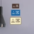 thumbnail image 4 of Signs ByLITA Classic Framed Sauna and Steam Room Sign (Black) - Small, 4 of 7