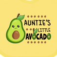 thumbnail image 4 of Inktastic Auntie's Little Avocado with Cute Baby Avocado Boys or Girls Baby Bib, 4 of 4