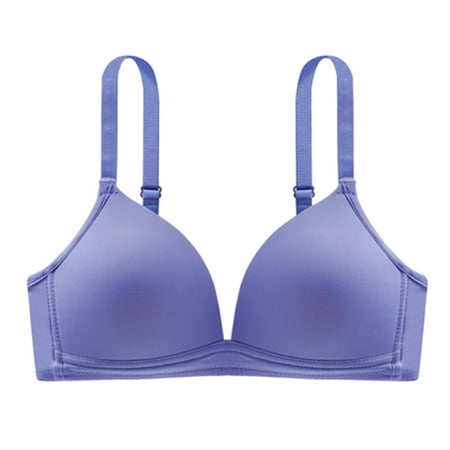 Siilsaa Lingerie for Women Women s Sexy Lace Non Padded Mesh Underwire Demi Unlined Balconette Bra Blue 32