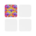 thumbnail image 2 of Disketp Magic Mushrooms Funny Coasters,4 Pcs Leather Coasters With Holder, Perfect Housewarming Hostess Gifts,Protect Furniture From Water Marks Scratch, 2 of 9