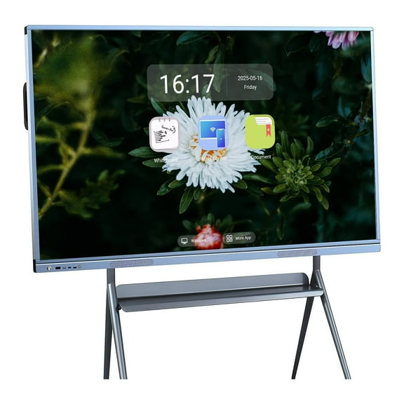 JYXOIHUB 55 inch Smart Board Screen Mirroring Reverse Control IR Touch Rotatable 4K Monitor Wireless 5G/WiFi Connectivity for Digital Signage, Classrooms & Conferences