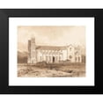 thumbnail image 2 of Michel Jean Cazabon 18x14 Black Modern Framed Museum Art Print Titled - Catholic Church, 2 of 5
