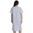 thumbnail image 3 of Dreamcrest Short Sleeve Button Front Duster 8518-ROY-XL (Blue Plaid, 1X), 3 of 3