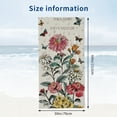 thumbnail image 3 of PHYHOO Beach Towel, Printed Microfiber Sand Free Pool Towel Lightweight Oversized Quick Dry Absorbent Compact Travel Must Have for The Swimming, Yoga, Camping, Summer Cru 30x60in, 3 of 8