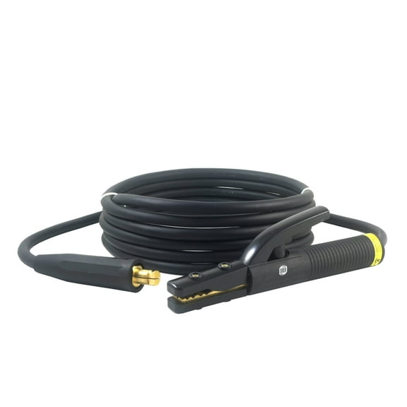 350 Amp Welding Electrode Holder Lead Assembly - LC40 Connector - 1/0 AWG cable (15 FEET)