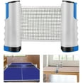 thumbnail image 1 of Borealiaes Ping Pong Net, Retractable Table Tennis Net/Replacement Set, Adjustable Net, Portable Travel Net, Indoor and Outdoor Accessories，, 1 of 2