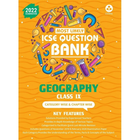 Most Likely Question Bank - Geography: ICSE Class 9 for 2022 Examination, (Paperback)