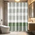 thumbnail image 6 of Hzrsly Thick Waterproof Shower Curtain for Bathroom and Toilet Mold Resistant Easy Care Stylish Design Durable Installation Ideal for Home and Hotels, 6 of 6