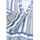 thumbnail image 4 of ABPHQTO Mini vestido con volantes y cuello en V con estampado geométrico azul cielo para mujer, 4 of 5