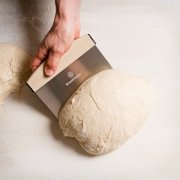 Brod & Taylor Bench Knife and Dough Scraper in Stainless Steel With an Ergonomic Silicone Handle