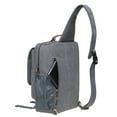 thumbnail image 5 of KAUKKO Canvas Messenger Bag Cross Body Shoulder Sling Backpack Travel Hiking Chest Bag, 5 of 5