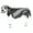 Black, variant on Helios Octane Softshell Neoprene Satin Reflective Dog Jacket w/ Blackshark technology