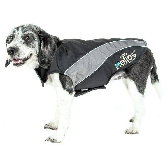 Helios Octane Softshell Neoprene Satin Reflective Dog Jacket w/ Blackshark technology