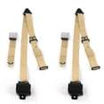 thumbnail image 1 of Early Cars 1900-1927 Airplane 3 Point Tan Retractable Bucket Seat Belt Kit - 2 Belts, 1 of 1