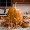 thumbnail image 4 of Pumpkin Luminary Tall Orange, 4 of 4