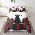 thumbnail image 2 of Homewish Cute Cat 7-Piece Bedding Comforter Set,Teens Christmas Gifts King Bedding Sets,Pet Kitten Bed Sheets For Girls Kids,Super Cozy Room Decor Reversible, 2 of 8