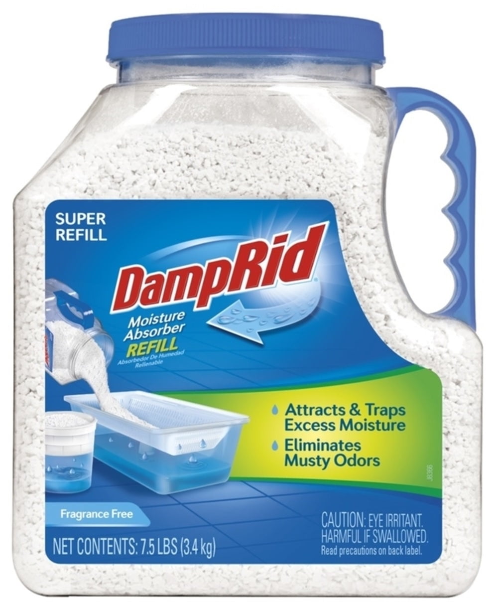 New DampRid FG37 Moisture Absorber Refill, 7.5 Lbs, Each