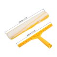 thumbnail image 2 of Uxcell Microfiber Scrubber Cleaning Tool with Yellow Handle, Yellow & White, 2 of 5
