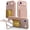 Rosegold, variant on Rugged Case for iPhone Air with Mirror, Hard PC Shockproof Cover with Hidden Cash Slot & Card Holder, Kickstand Durable Wallet Lens Raised Protection Case for Men & Women,Black