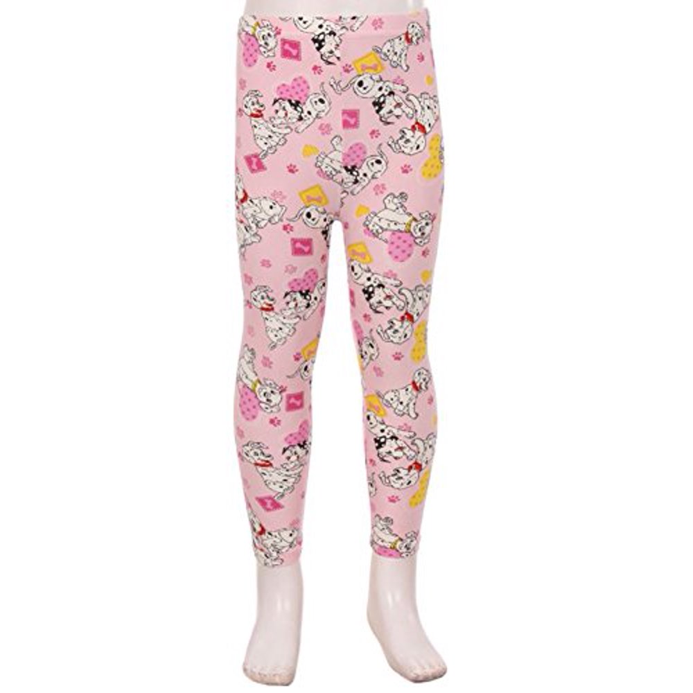 Fourever Funky Girls Pink Dalmatian Puppy Fashion Print High Waist