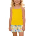 thumbnail image 3 of Busydd Girls 2 Piece Sets 4-15 Years Casual Summer Breathable Matching Outfits Solid Color Tank Tops and Floral Print Shorts 7-8 Years, 3 of 7