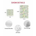 thumbnail image 7 of Sage Green Spring Floral Kitchen Dish Towels for Drying Dishes Set of 4, Elegant Farmhouse Flowers Birds Waffle Weave Microfiber Hand Tea Bathroom Towels Quick Dry Absorbent Towel 15.7x23.6, 7 of 7