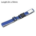 thumbnail image 2 of Correa de equipaje Uxcell con etiqueta de maleta, 2Mx5cm ajustable, PP azul gris, 2 of 6