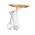 thumbnail image 4 of yotijay Bear Figurine Desk Storage Tray Decorative Statue for Bedroom Shelf Entrance Sitting, 4 of 9